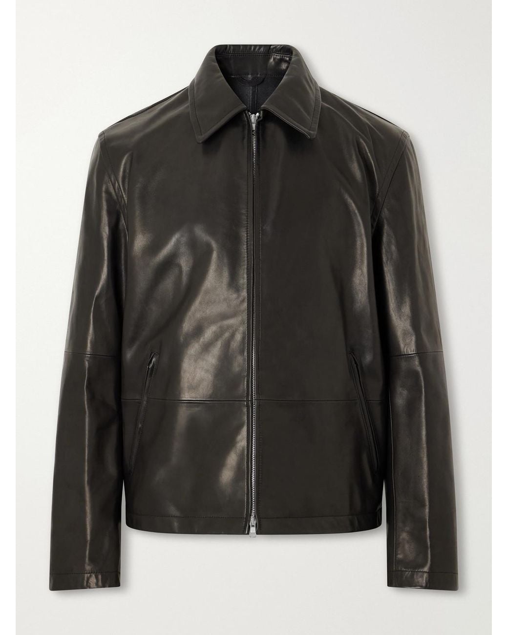 Our Legacy Black Rework Leather Jacket for men
