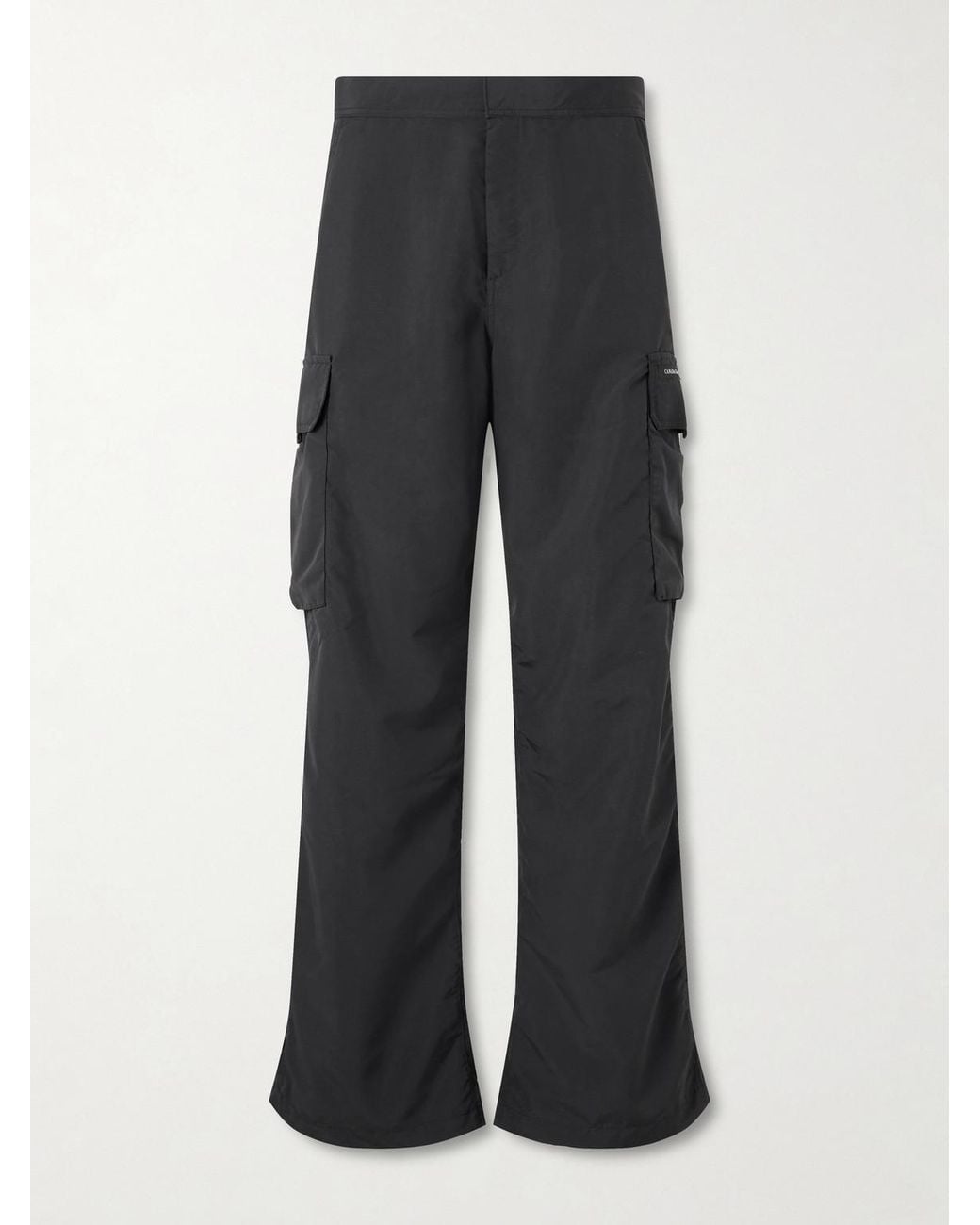 Canada Goose Black Vault Straight-Leg Shell Cargo Trousers for men