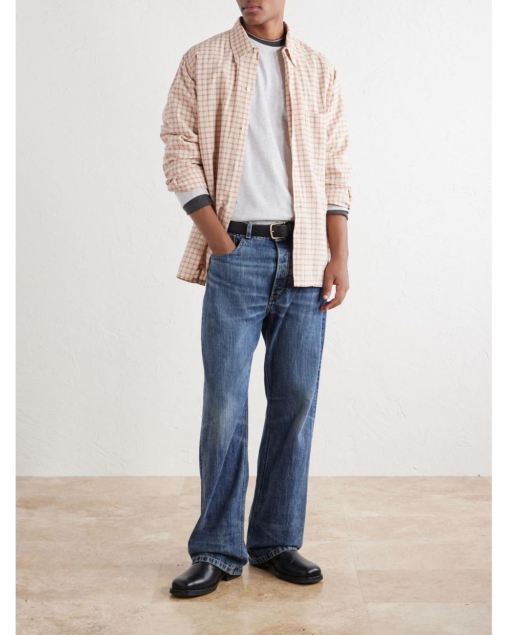 Orslow White Cotton-Jersey T-Shirt for men