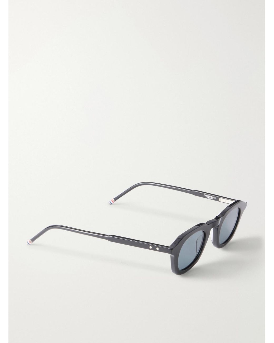 Thom Browne Black Round-Frame Acetate Sunglasses for men