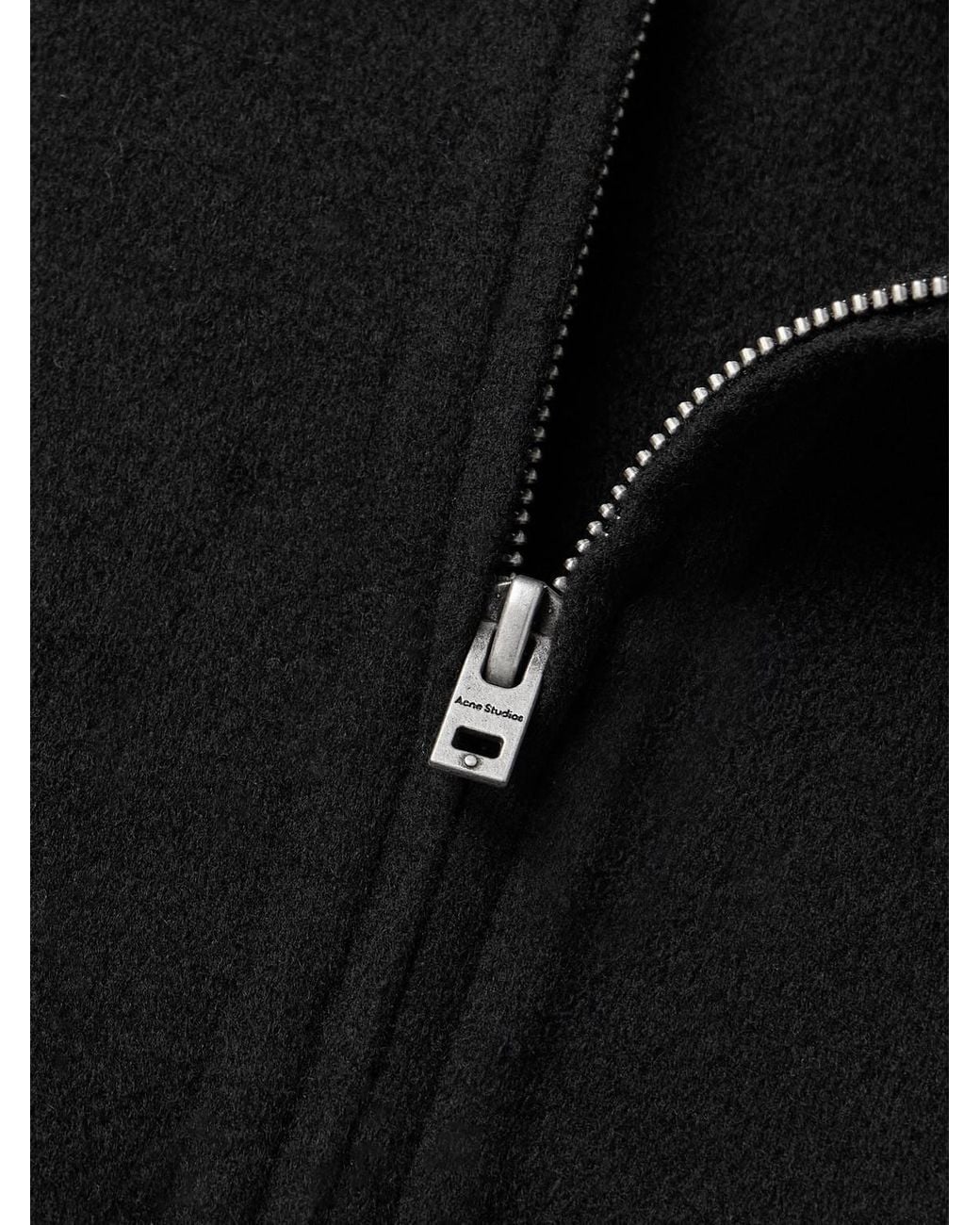 Acne Black Doveo Double-Faced Wool And Cashmere-Blend Felt Jacket for men