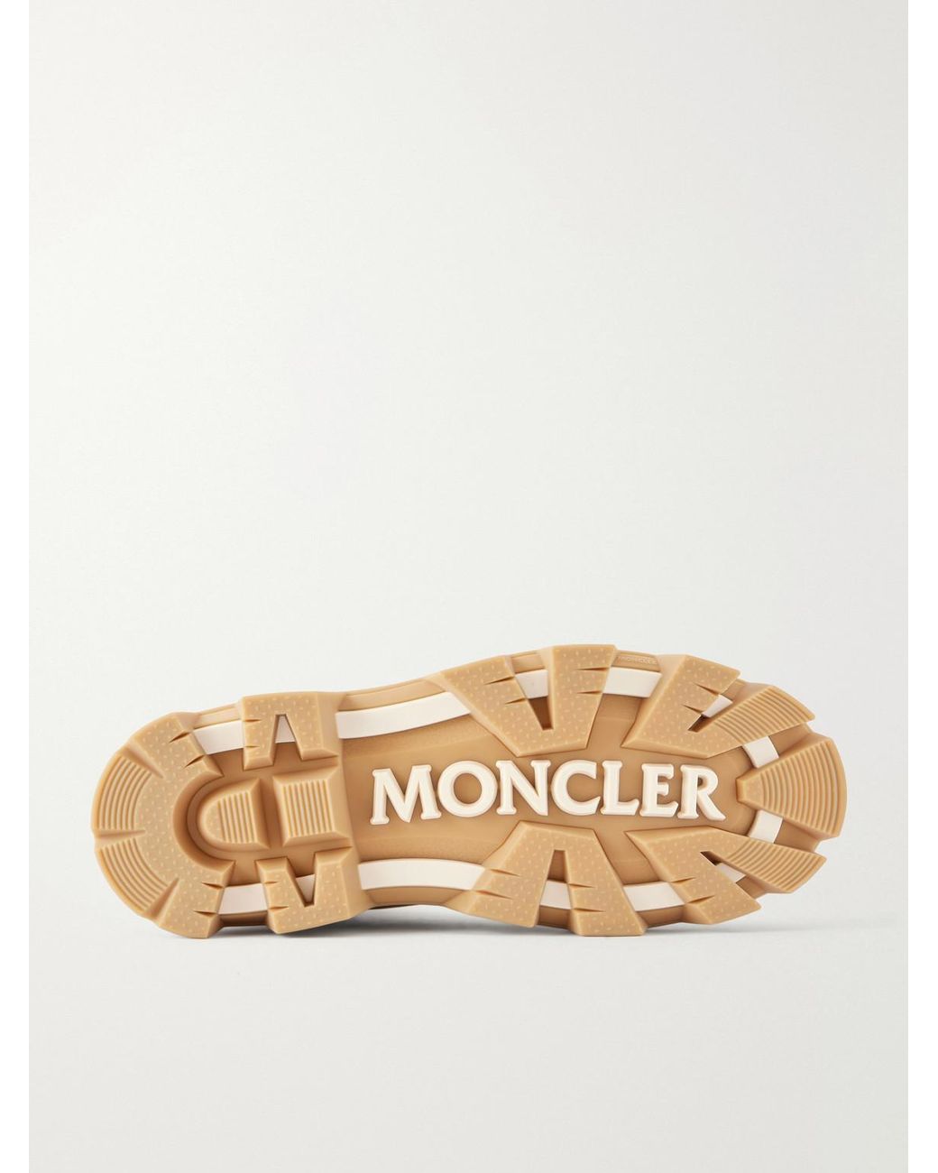Moncler Natural Peak City Suede Boots for men