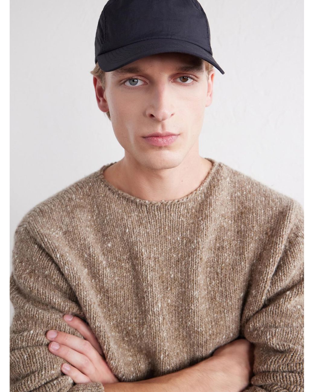 Frescobol Carioca Black Logo-Appliquéd Shell Baseball Cap for men