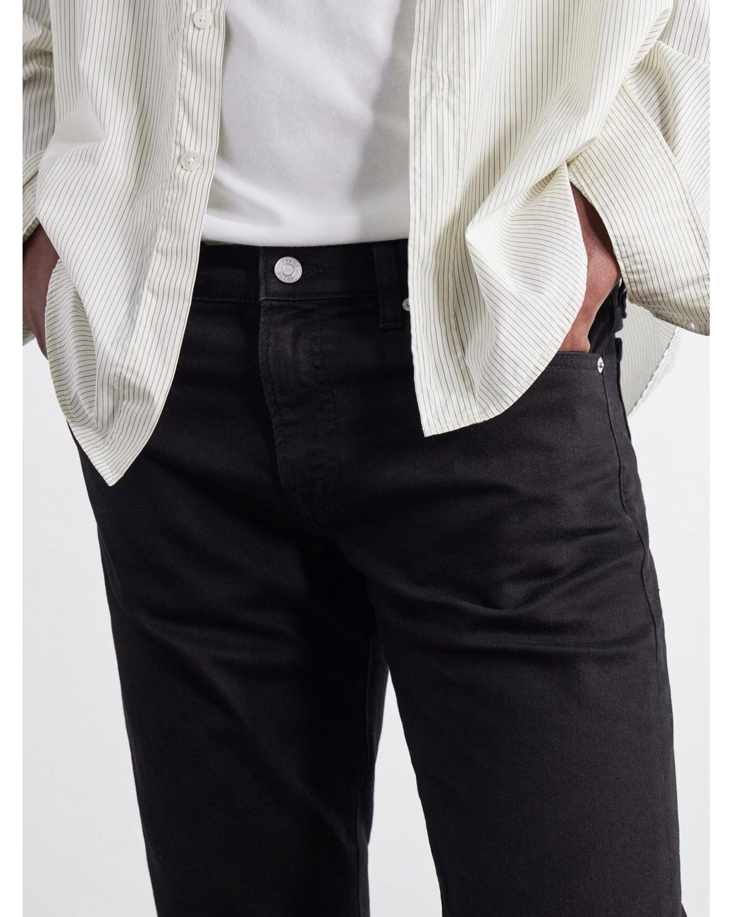 FRAME Black L'Homme Slim-Fit Jeans for men