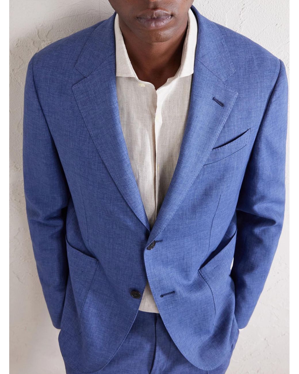 Giacca di Zegna in Blue da Uomo