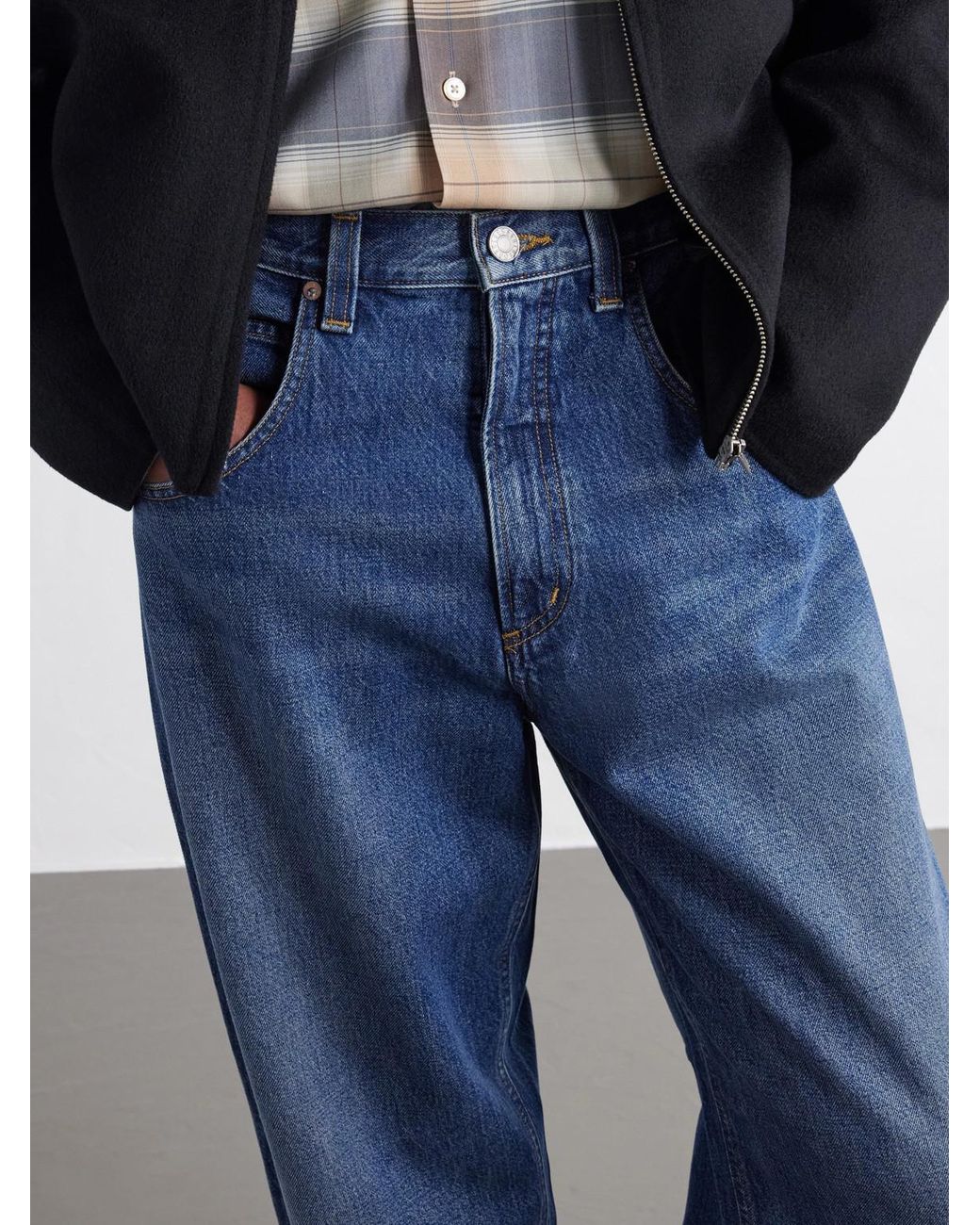 Agolde Blue Fusion Wide-Leg Jeans for men