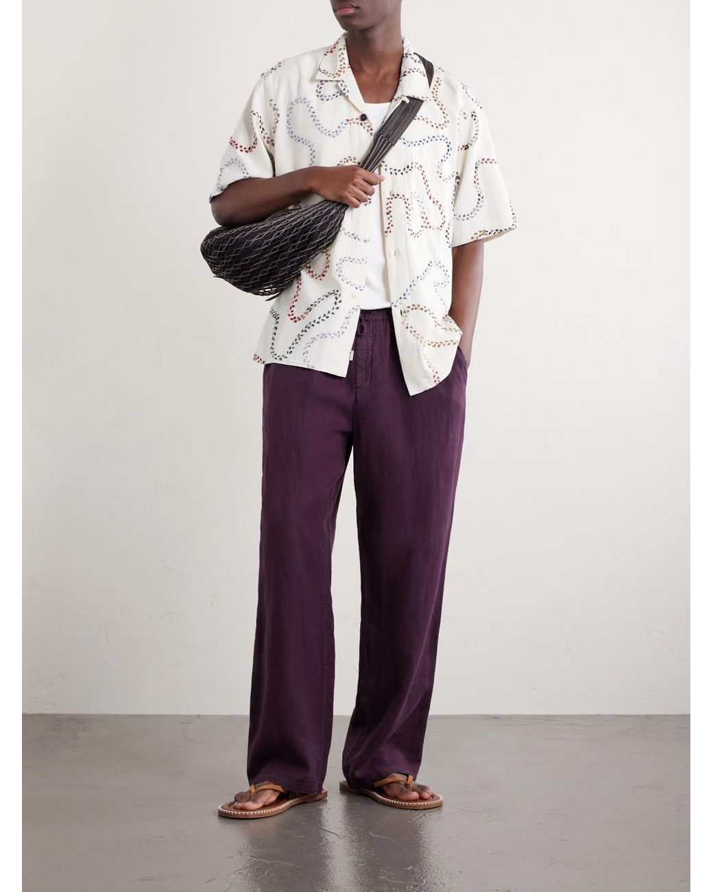 Kardo White Ronen Cotton Shirt for men