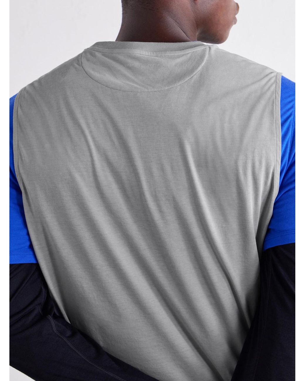 Literary Sport Gray Lorca Cotton-Jersey Tank Top for men