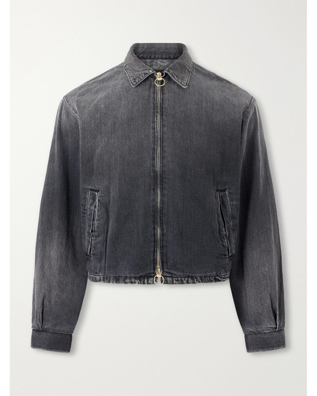 Kapital Gray Hacksaw Denim Jacket for men
