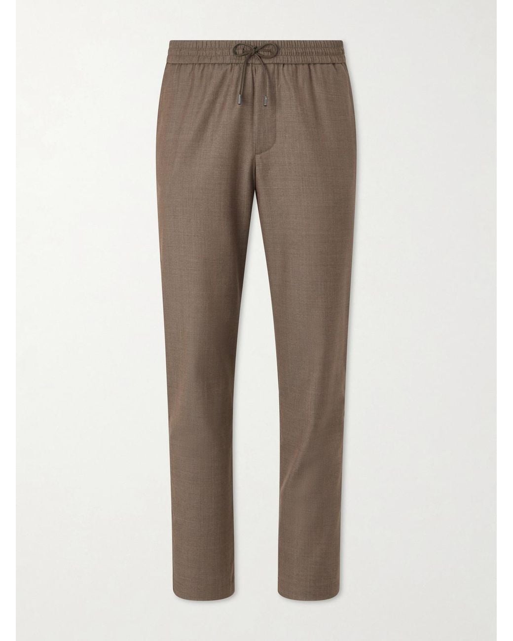 Sease Gray Mindset Straight-leg Cotton-blend Twill Trousers for men