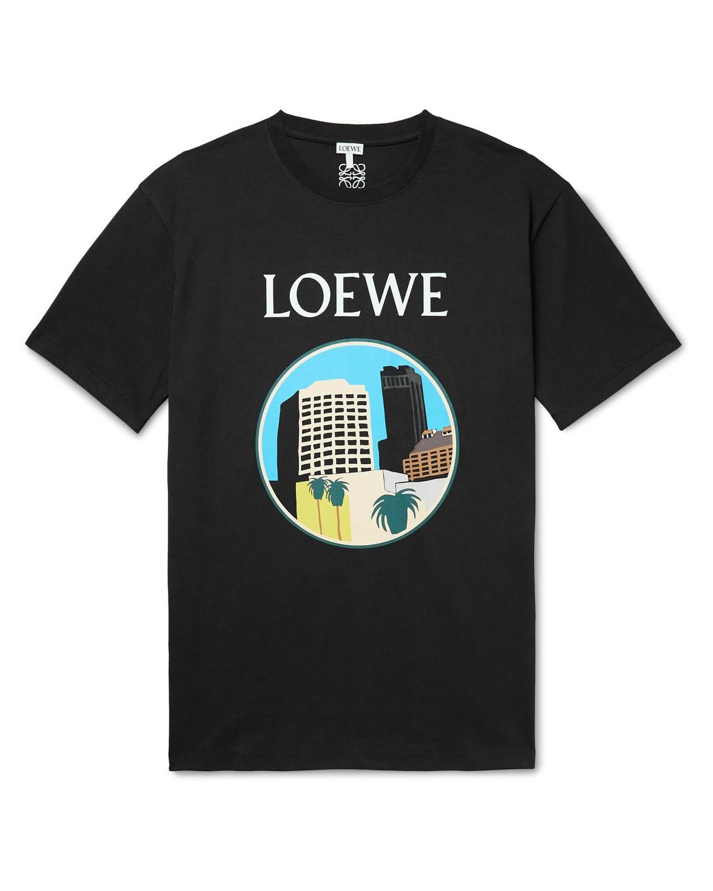 Loewe Ken Price L.a. Series Printed Cotton-jersey T-shirt in Black for Men  | Lyst