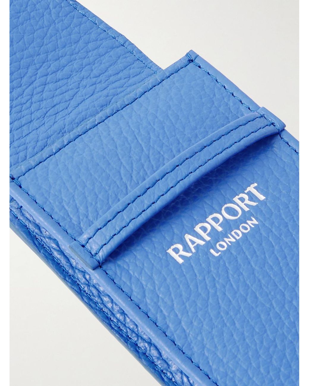 Rapport Blue Portobello Full-Grain Leather Watch Pouch for men