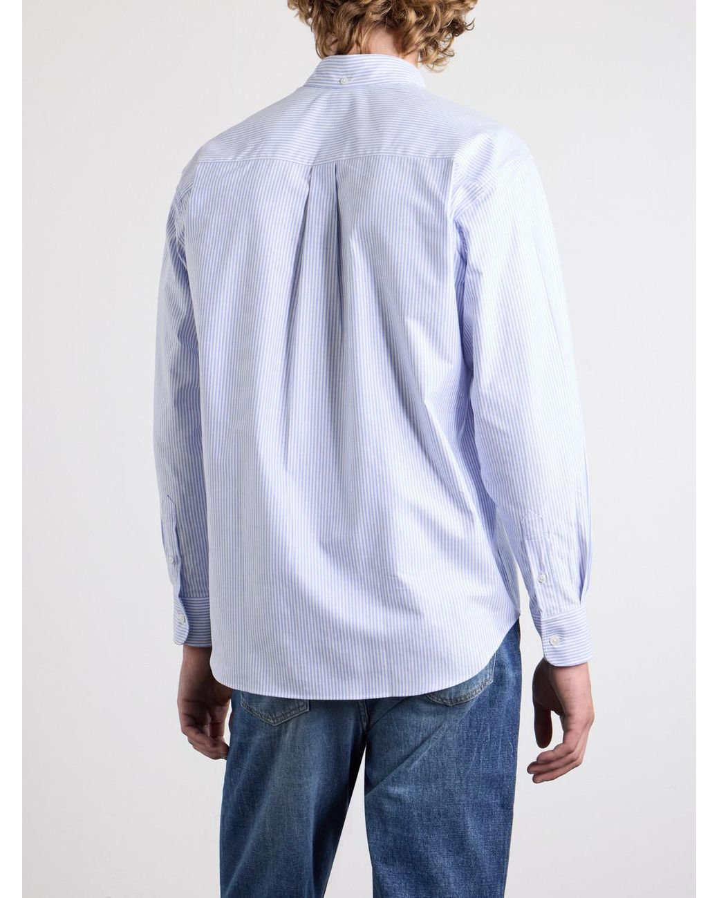 Ghiaia White Cotton Oxford Shirt for men