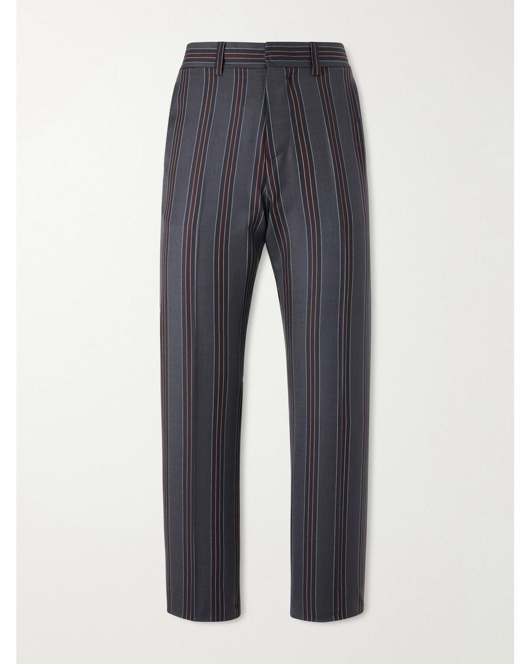 Enfants Riches Deprimes Blue Henri's Everyday Straight-Leg Virgin Wool-Twill Trousers for men
