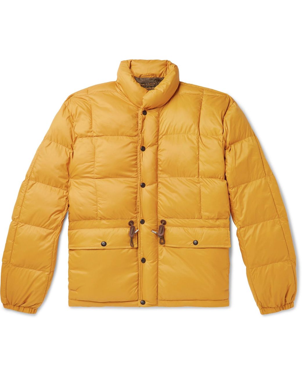 RRL Quilted Padded Nylon Jacket in Yellow for Men | Lyst Canada