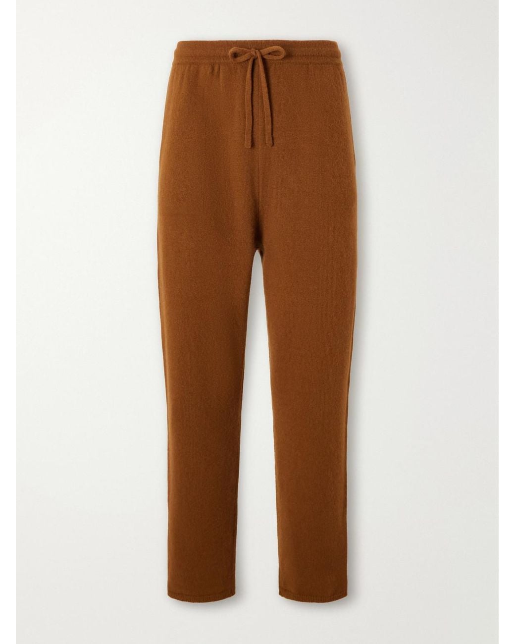 Casey Casey Brown Zwag Tapered Wool Sweatpants for men
