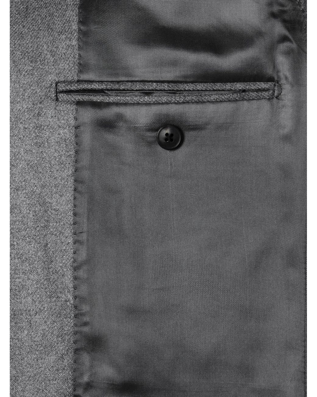 Saman Amel Gray Wool Twill Suit Jacket for men