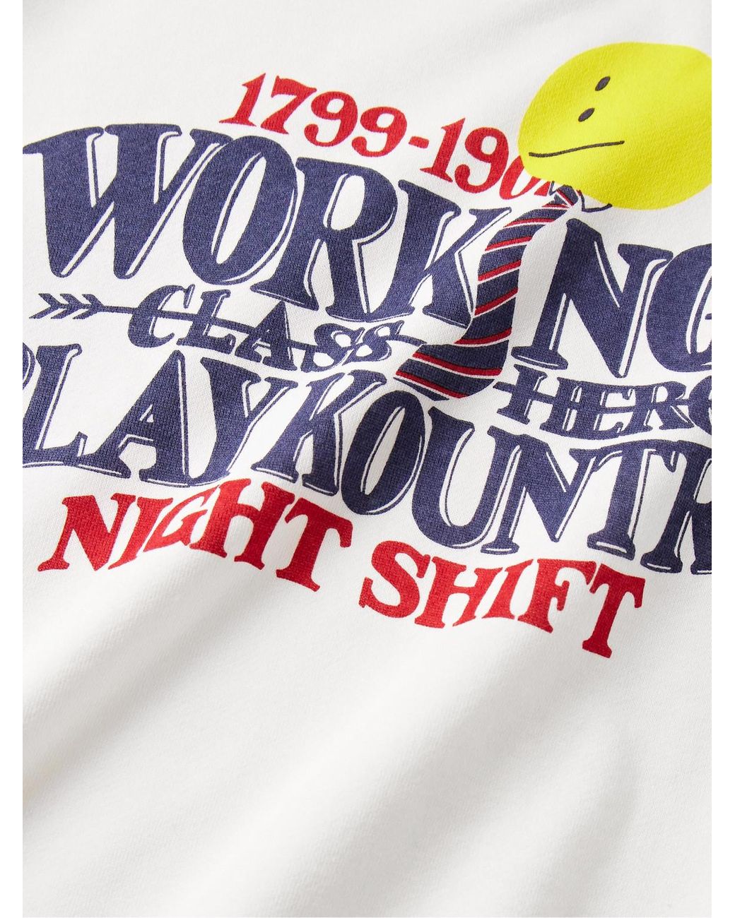 Kapital White Printed Cotton-Jersey Sweatshirt for men