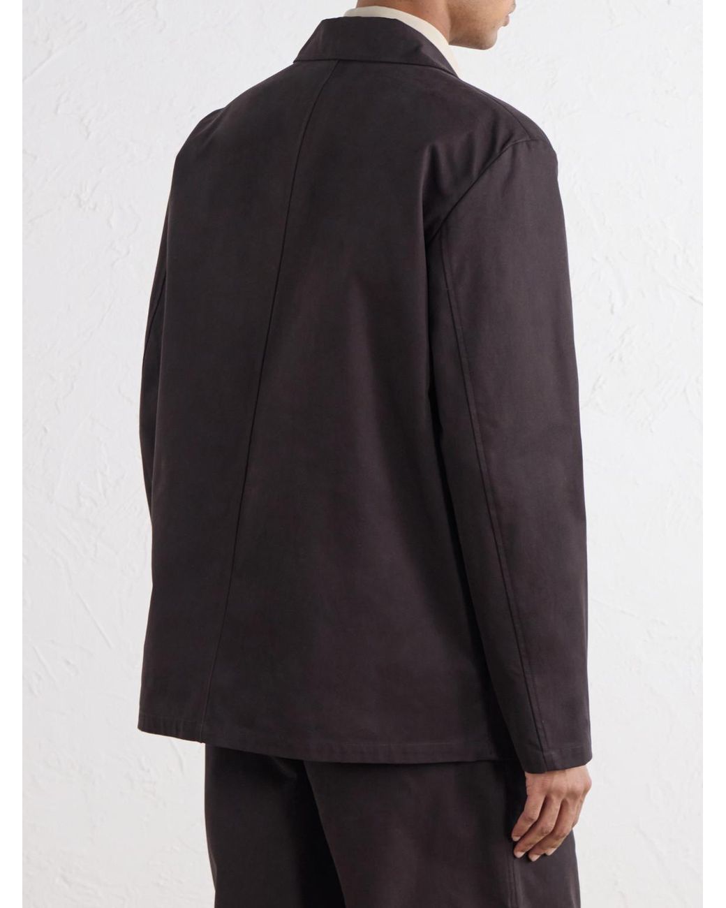 De Bonne Facture Brown Métier Cotton-Twill Suit Jacket for men
