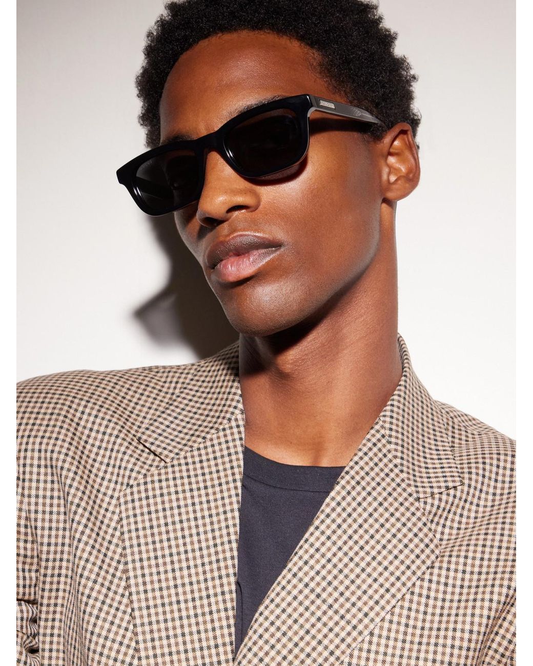 Gucci Gray The Wirecore Square-frame Recycled-acetate Sunglasses for men