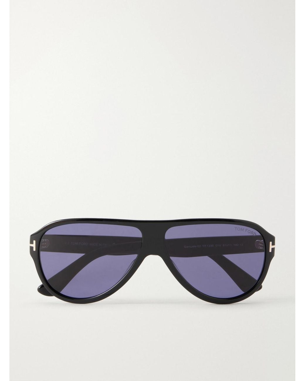 Tom Ford Blue Samuele 02 Aviator-style Acetate Sunglasses for men