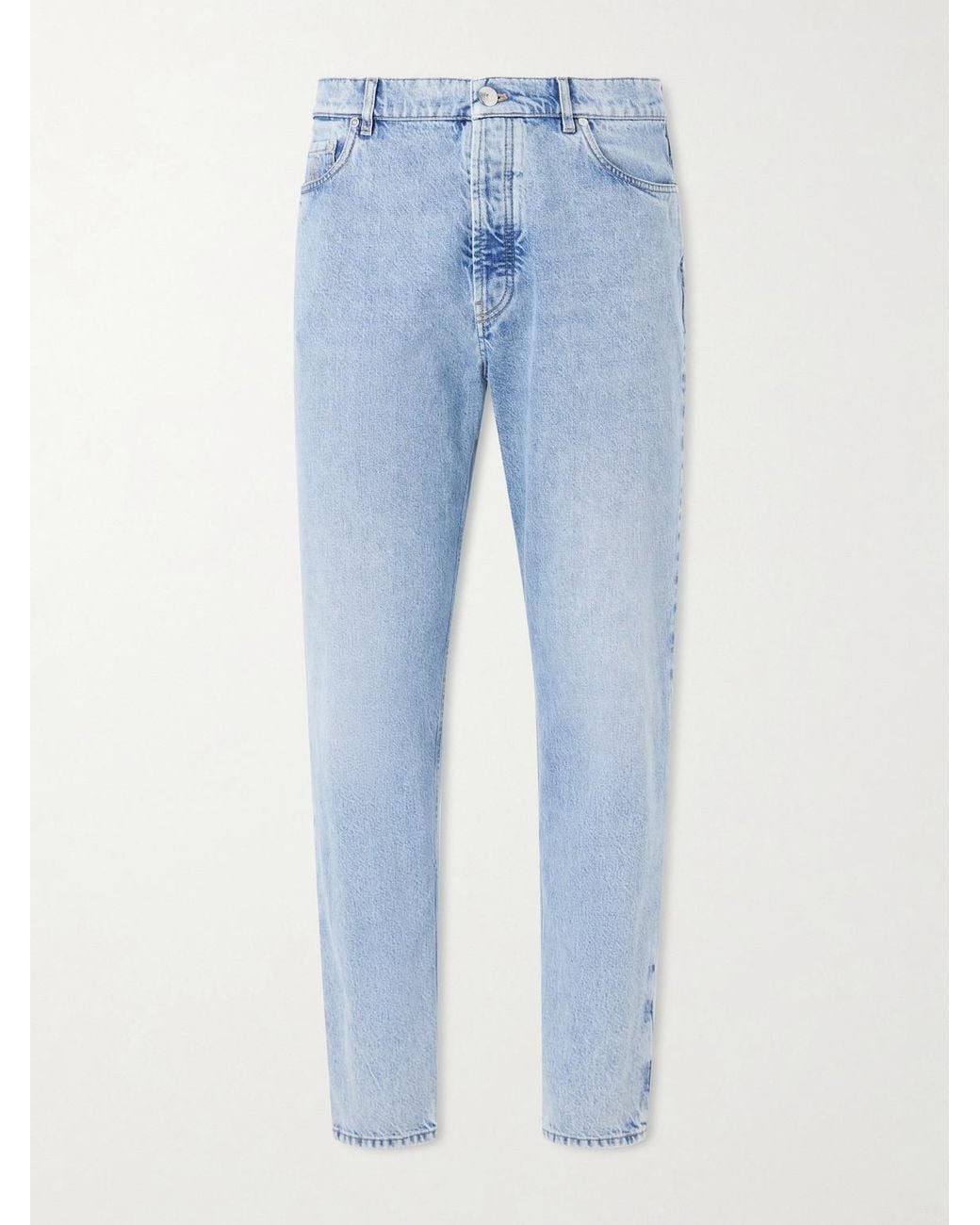 Brunello Cucinelli Blue Straight-Leg Jeans for men
