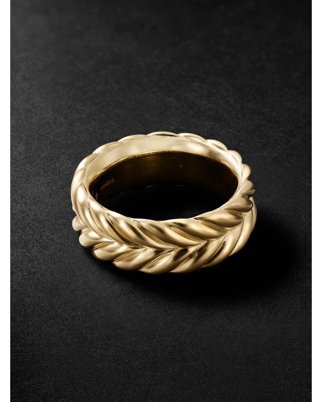David Yurman Black 18-Karat Ring for men