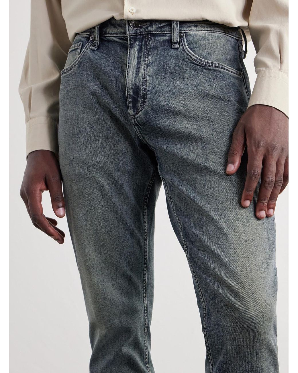 Rag & Bone Blue Fit 3 Authentic Slim-Fit Stretch-Denim Jeans for men