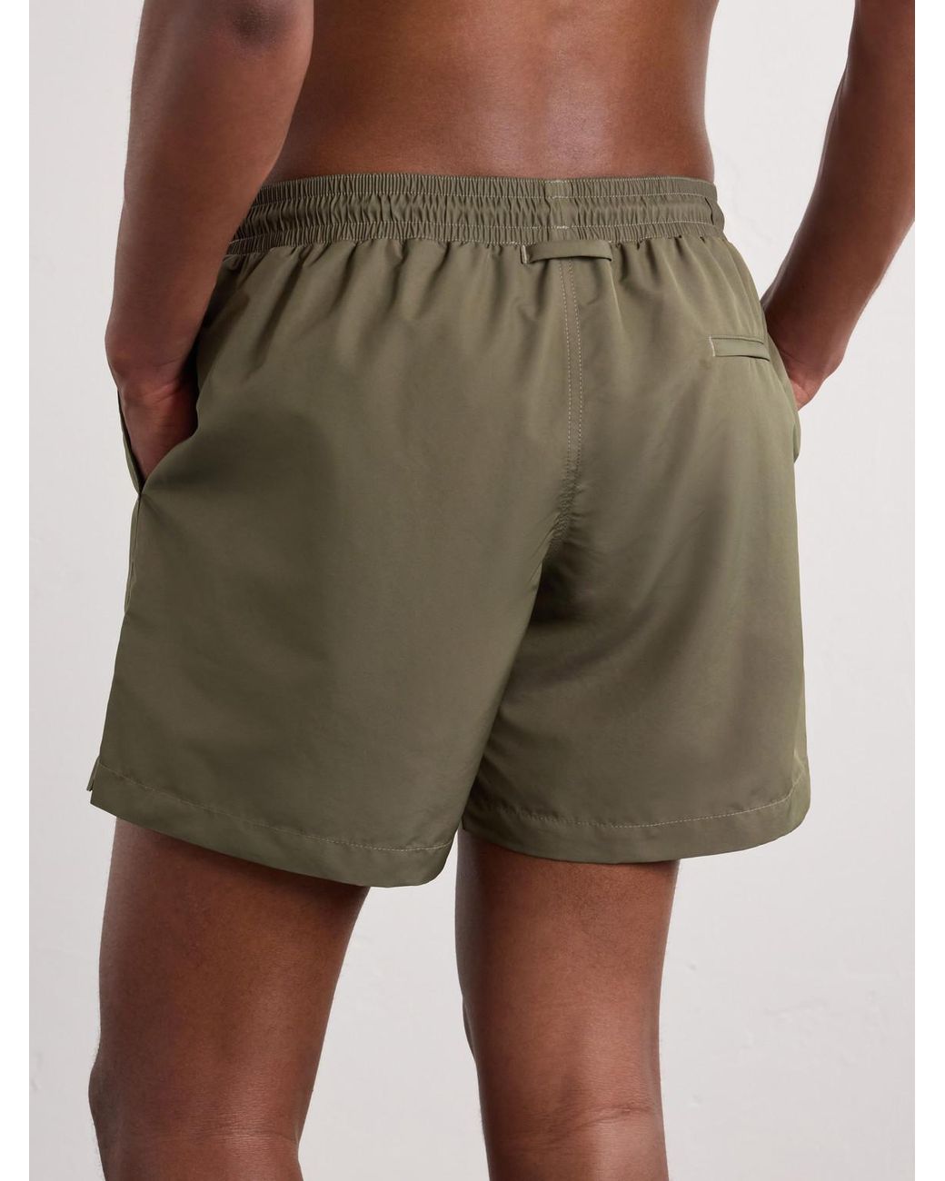 Orlebar Brown Green Boxer Iii Straight-Leg Mid-Length Swim Shorts for men