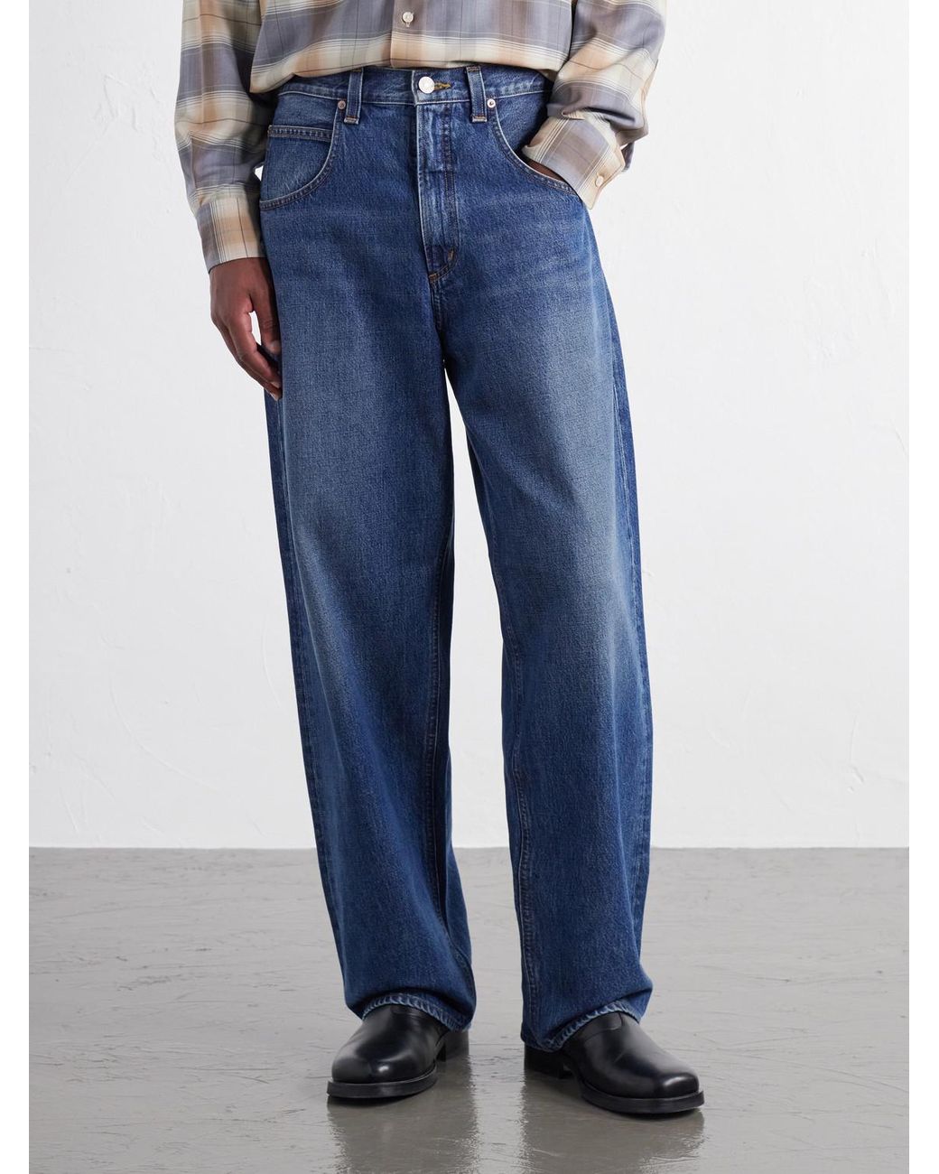 Agolde Blue Fusion Wide-Leg Jeans for men