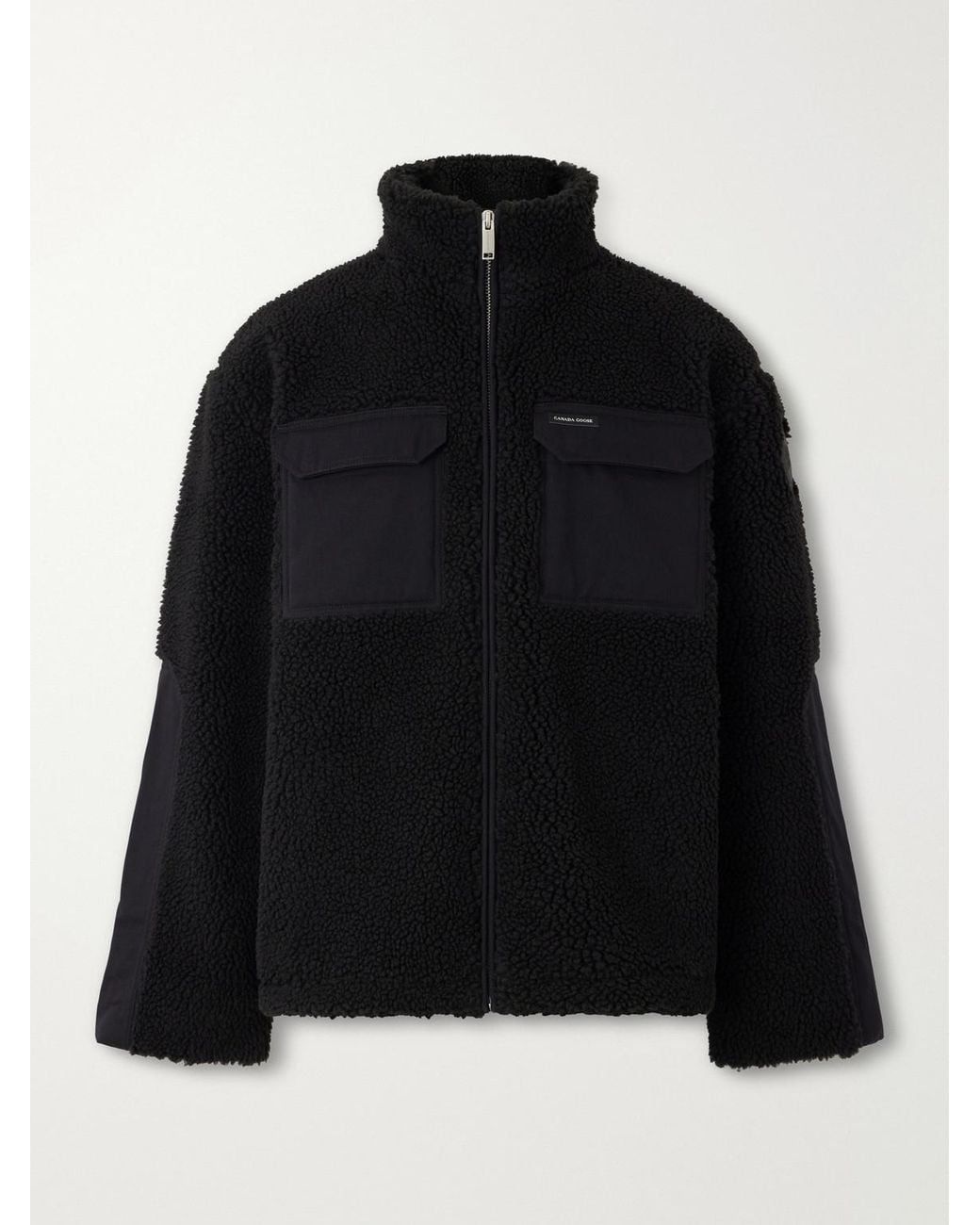 Canada Goose Black Harrier Fleece Jacket for men