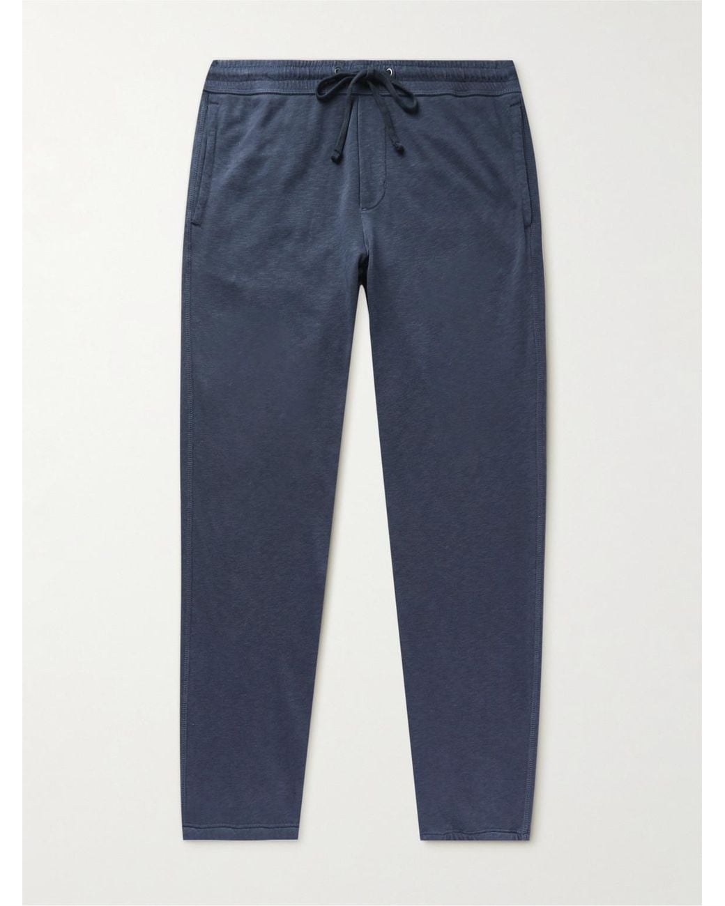 James Perse Blue Straight-Leg Supima Cotton-Jersey Sweatpants for men