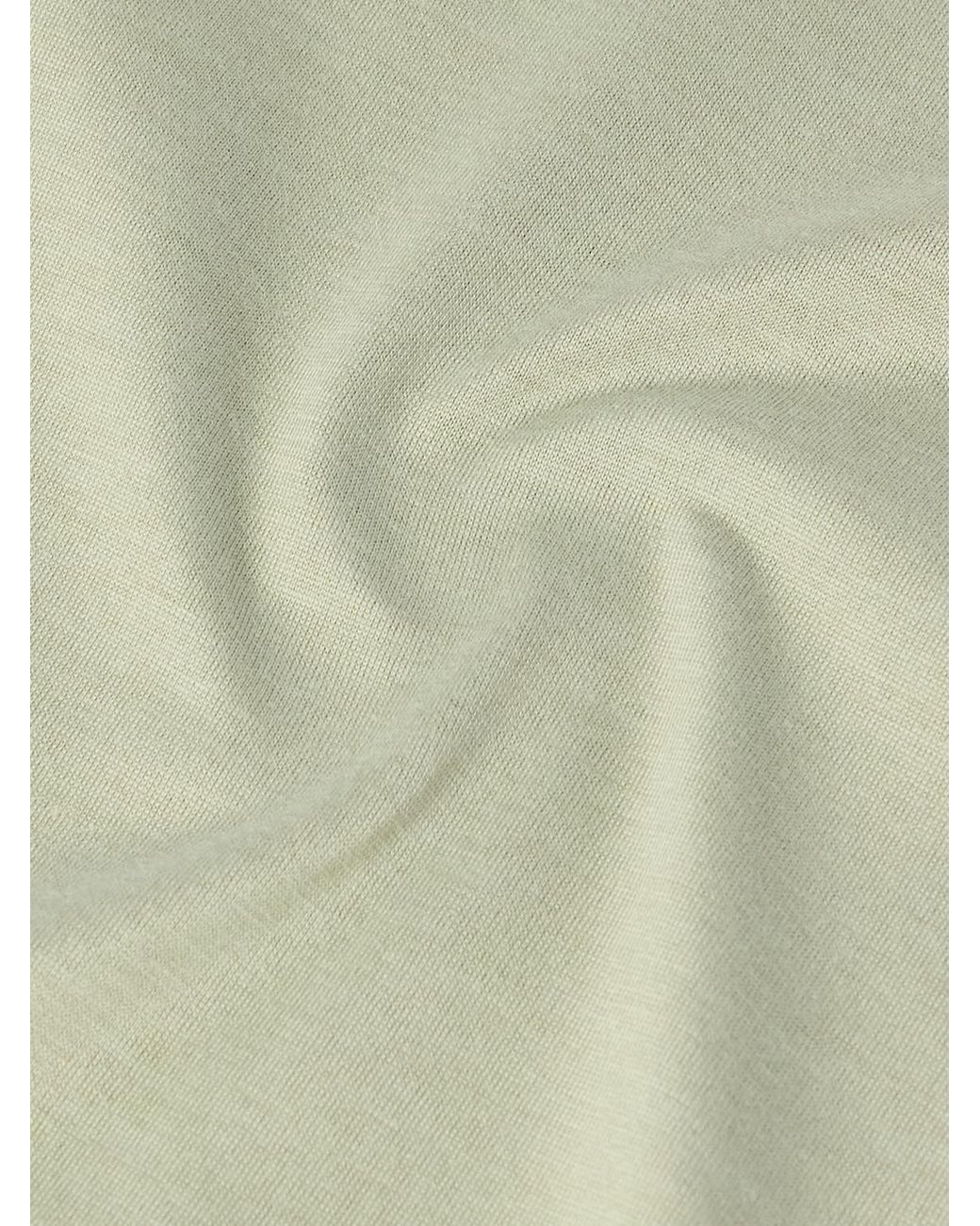 Loro Piana Green Silk And Cotton-Blend T-Shirt for men