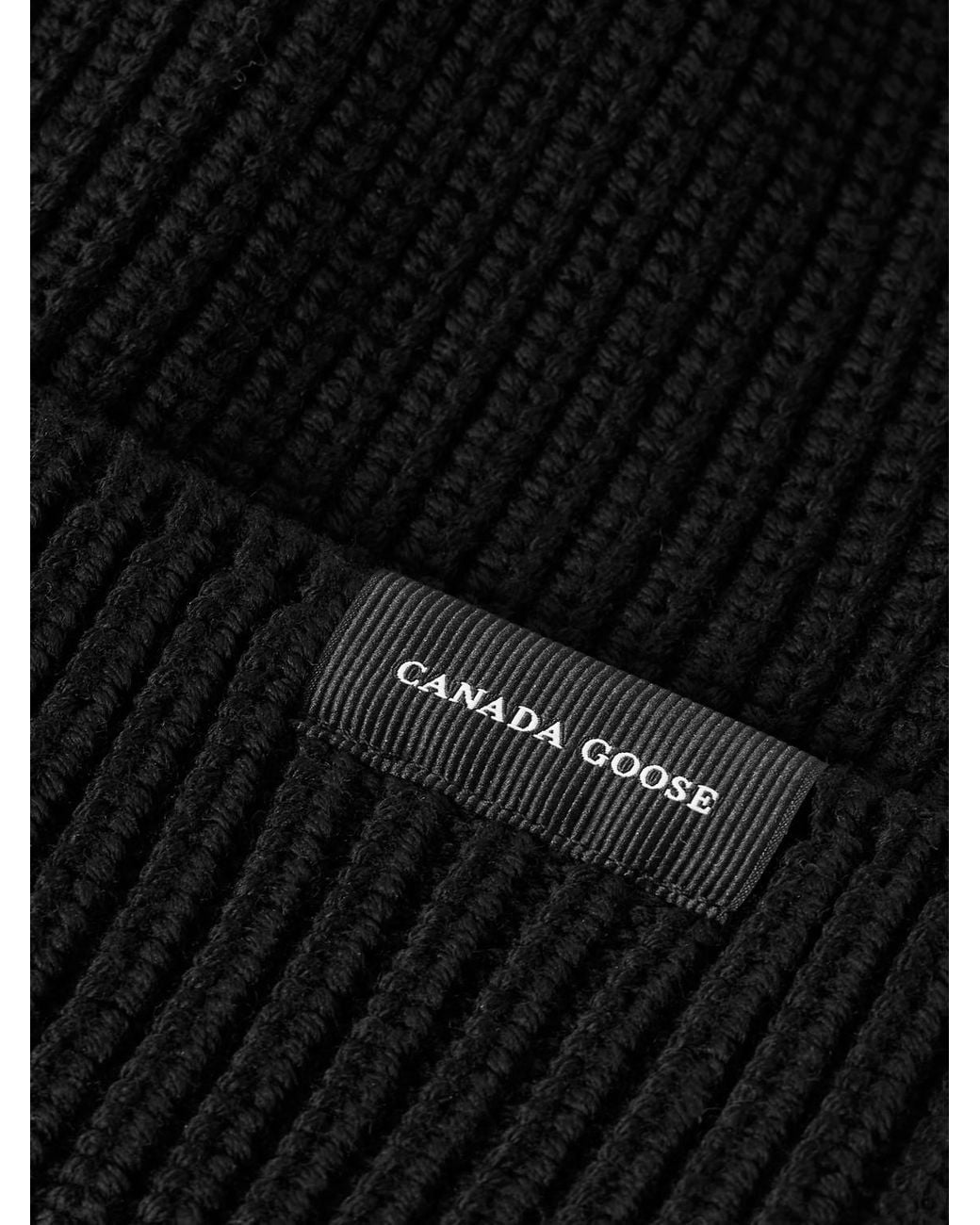 Canada Goose Arctic Toque-Mütze Mit Wortmarke (Männlich, in Black für Herren