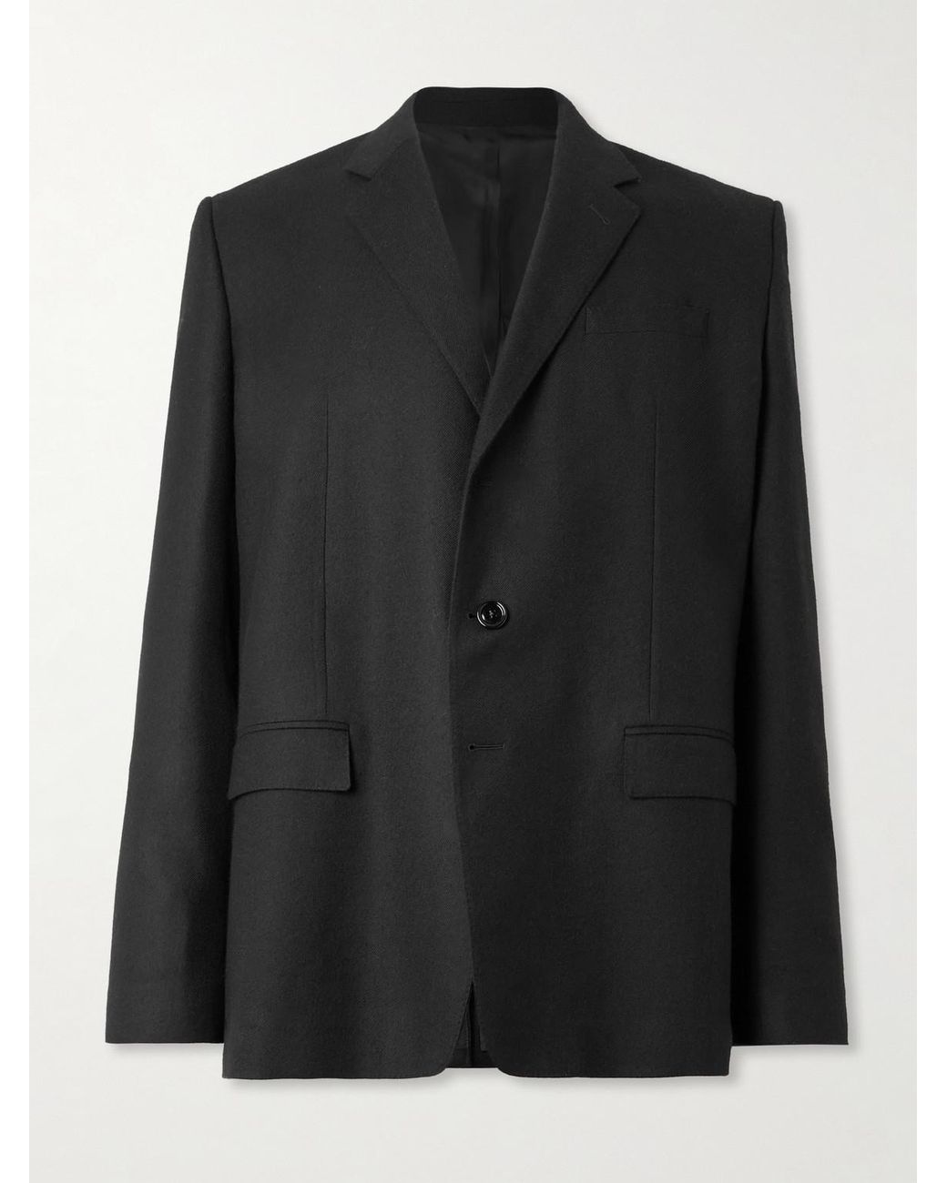 Cashmere-Twill Blazer di Céline in Black da Uomo