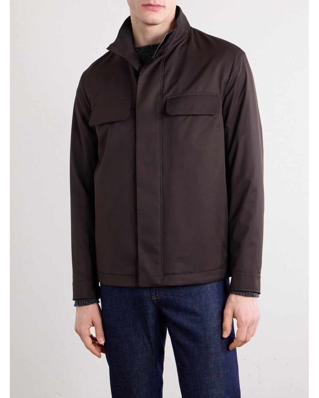 Zegna Black Shell Jacket for men