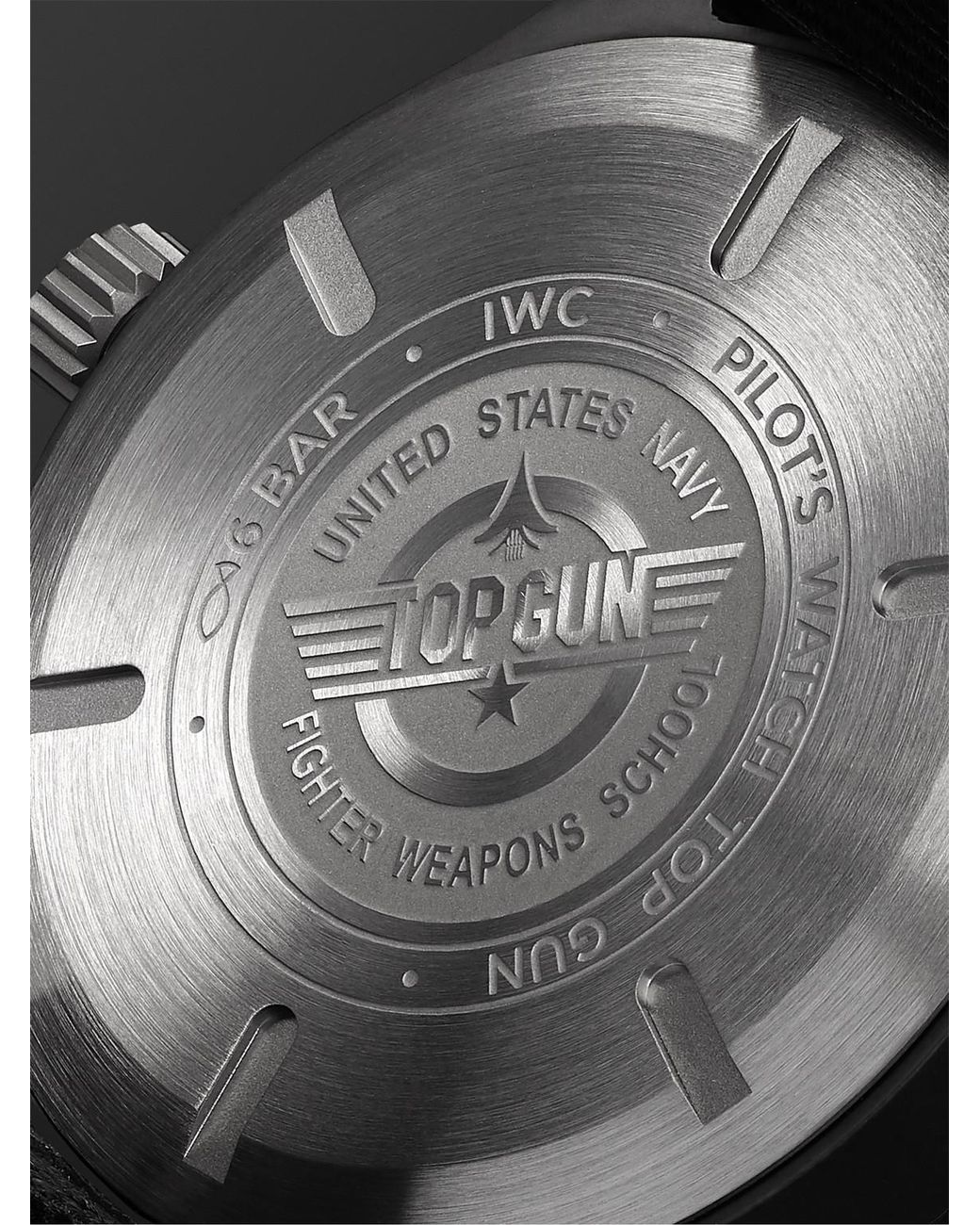 Iwc Black Pilot's Top Gun Automatic Ceramic Watch, Ref. Iw326901 for men