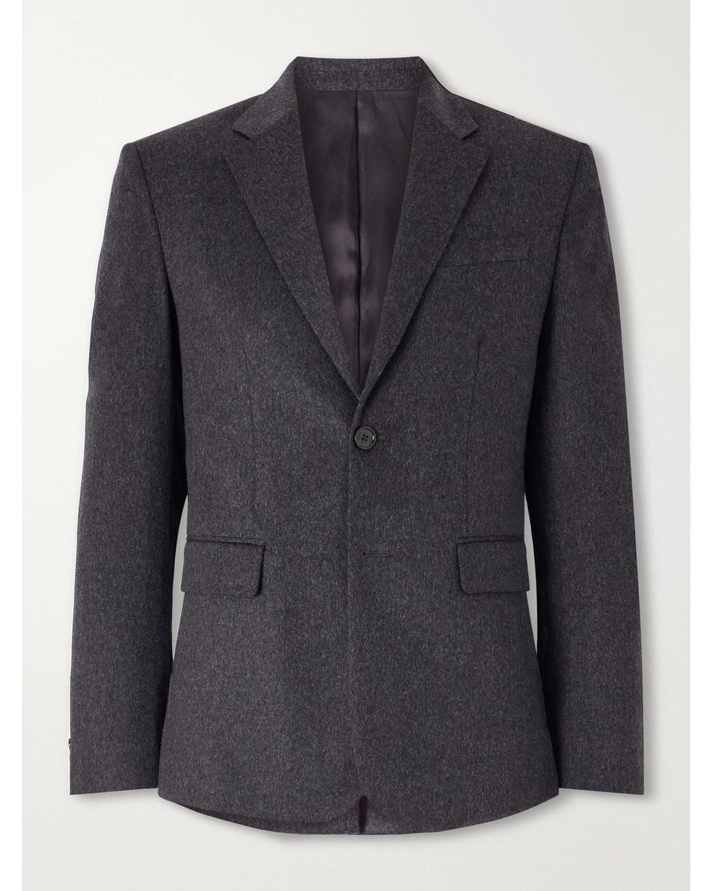 Totême Blue Wool And Cashmere-Blend Flannel Suit Jacket for men