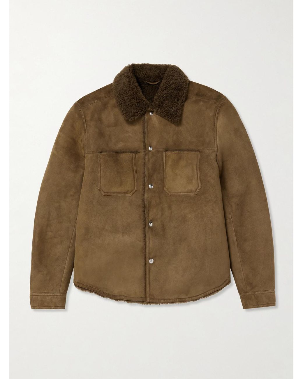Mr P. Brown Shearling Jacket for men