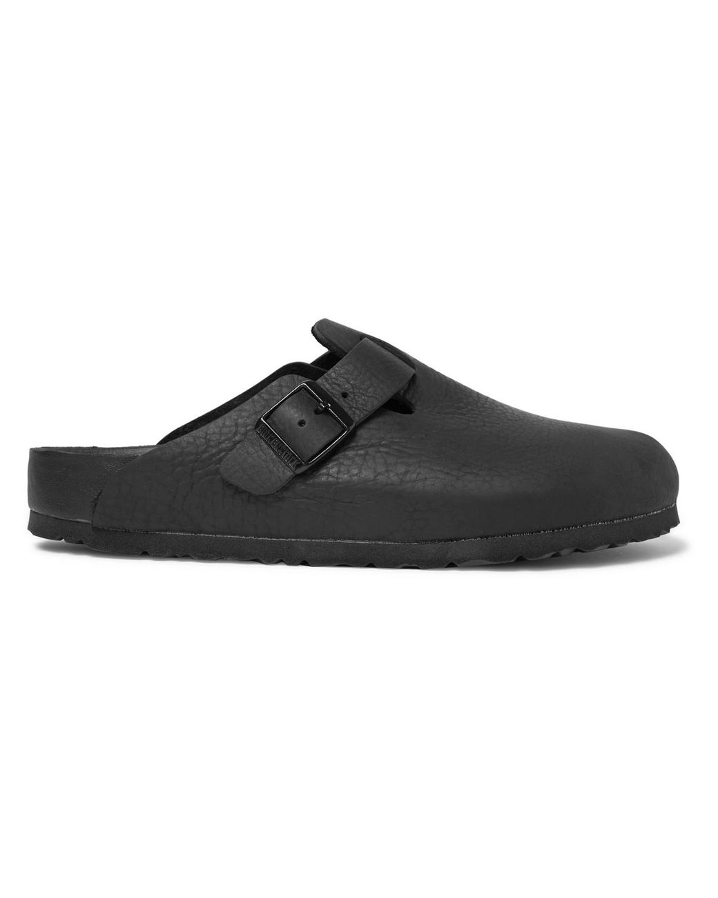 Birkenstock Boston Exquisite Leather Sandals in Black for Men Lyst