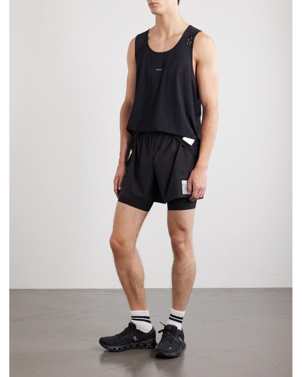 Satisfy Blue Rippy&Trade; Layered 5&Quot; Cordura&Reg; And Justice&Trade; Running Shorts for men