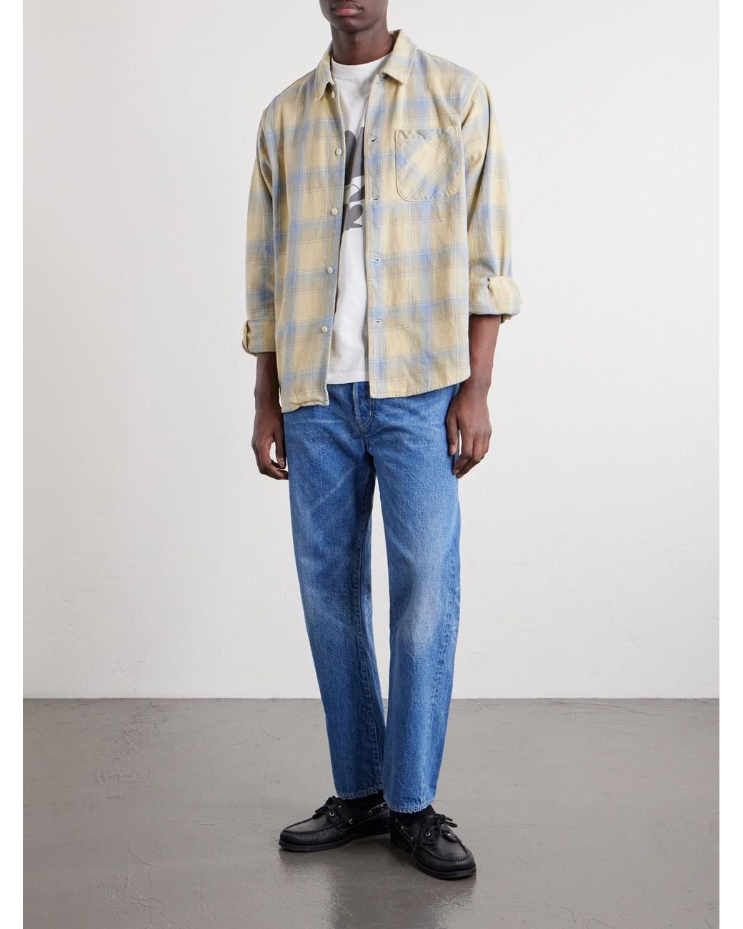 Remi Relief Blue Straight-Leg Jeans for men