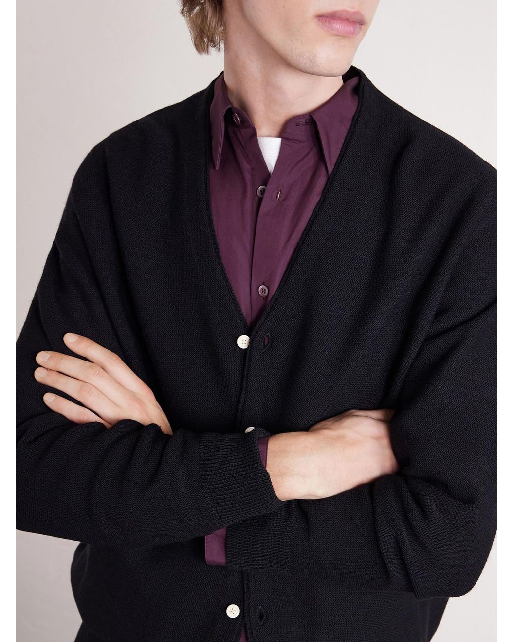 Visvim Blue Selmer Wool Cardigan for men