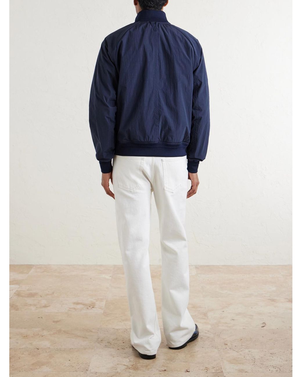 Valstar Blue Ino Shell Bomber Jacket for men