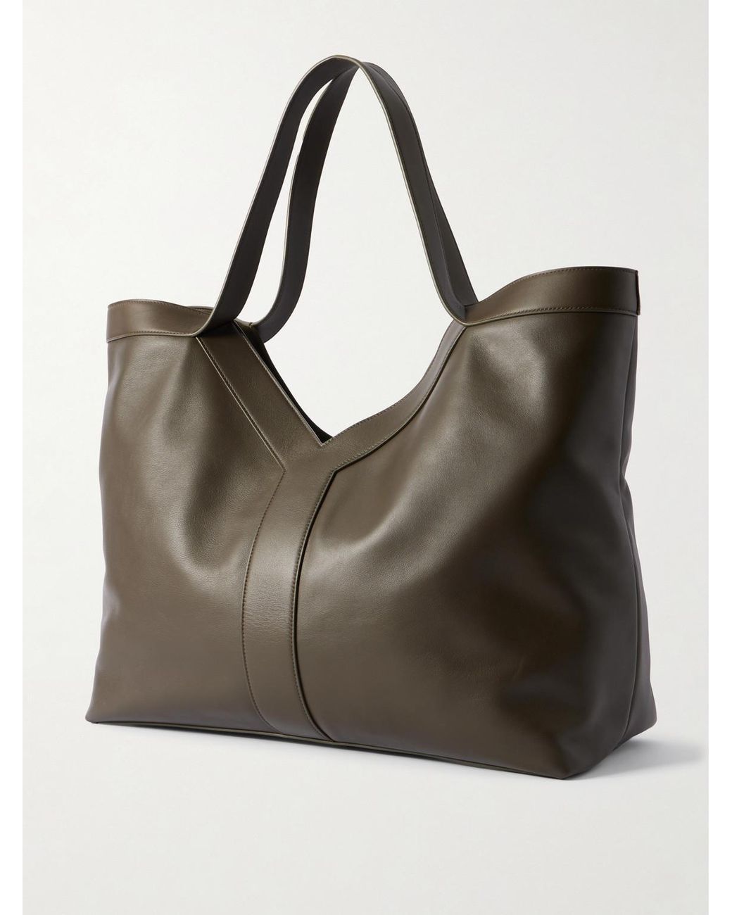 Saint Laurent Black Y Leather Tote Bag for men