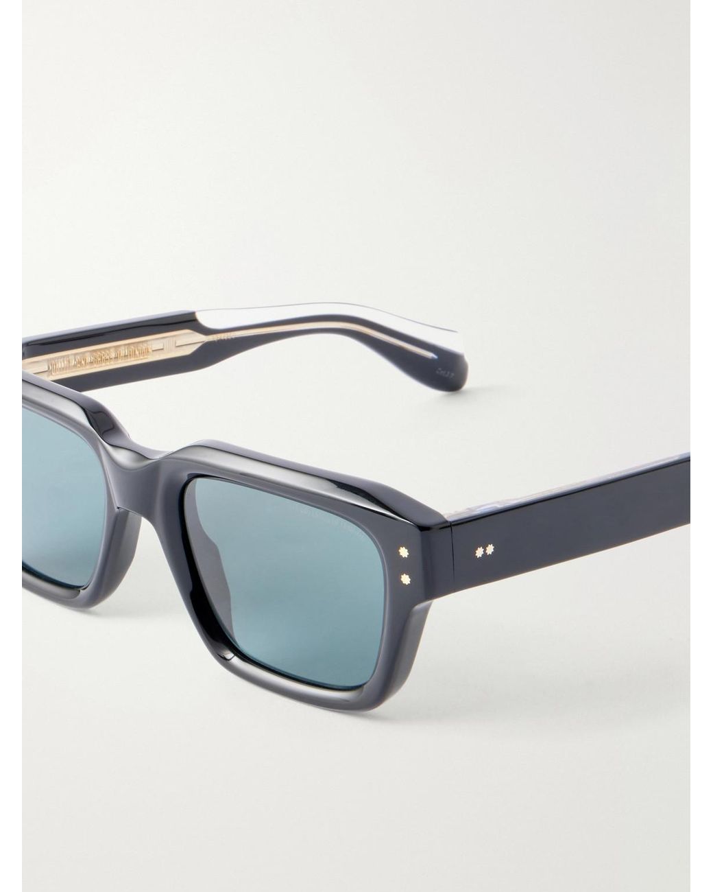 Cutler & Gross Blue Square-Frame Acetate Sunglasses for men