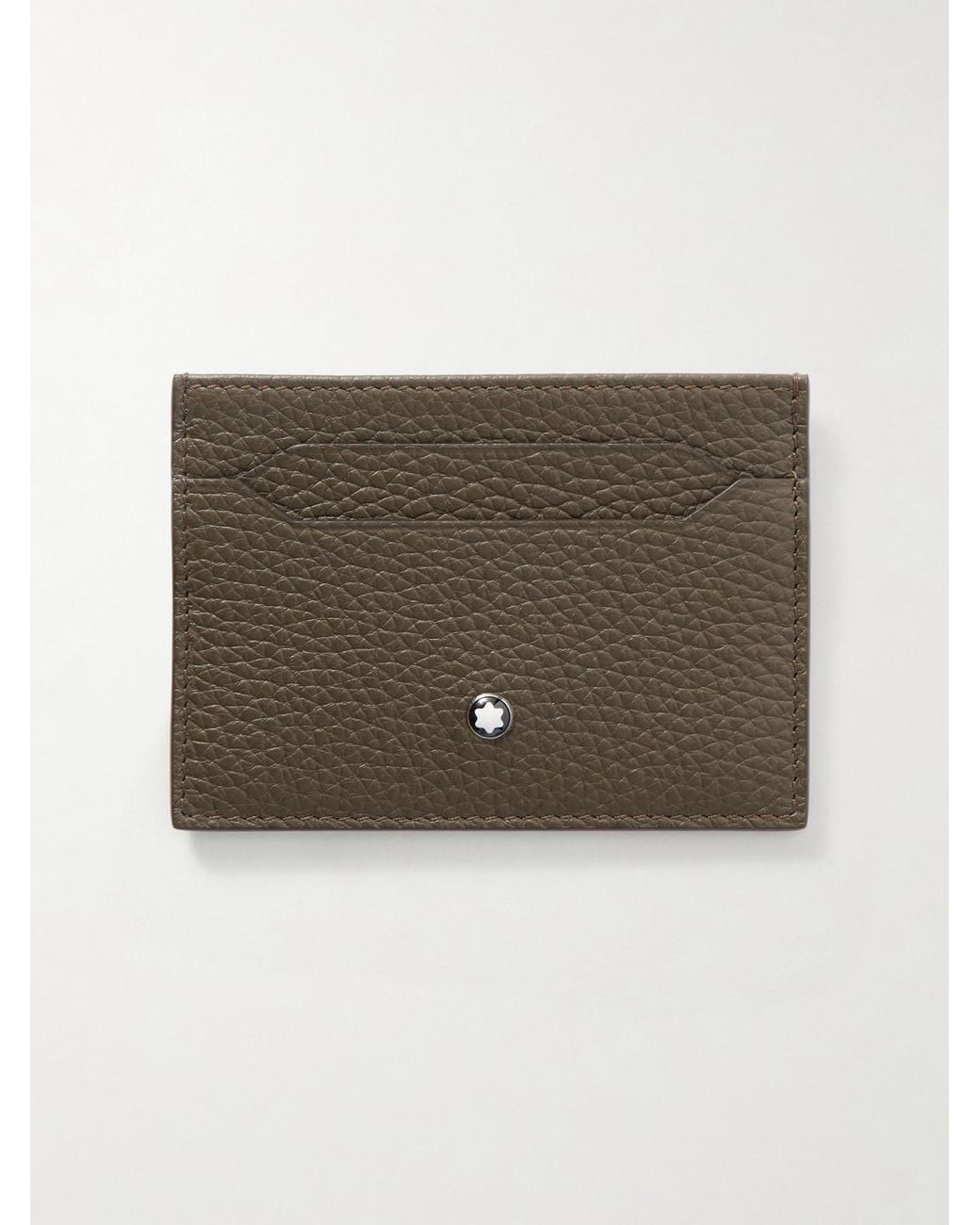 Montblanc Natural Full-Grain Leather Cardholder for men