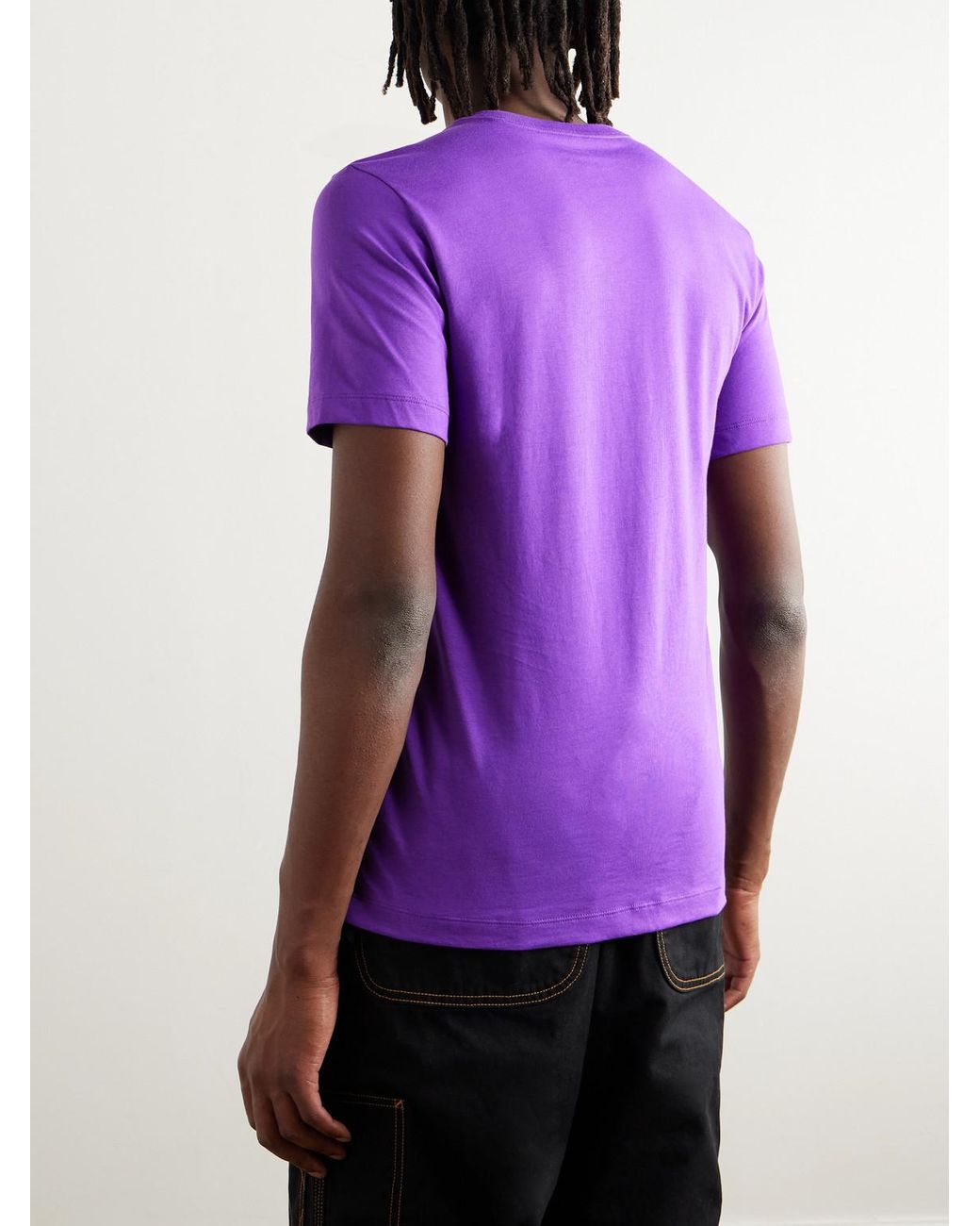mens nike purple shirt