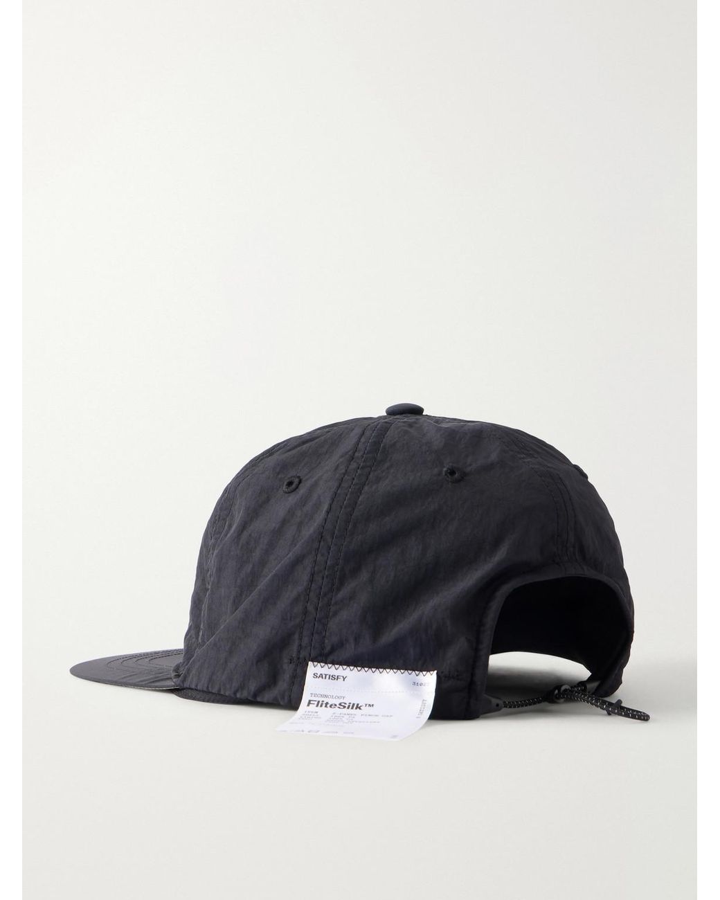 Satisfy Blue Flitesilk Logo-Embroidered Panelled Shell Cap for men