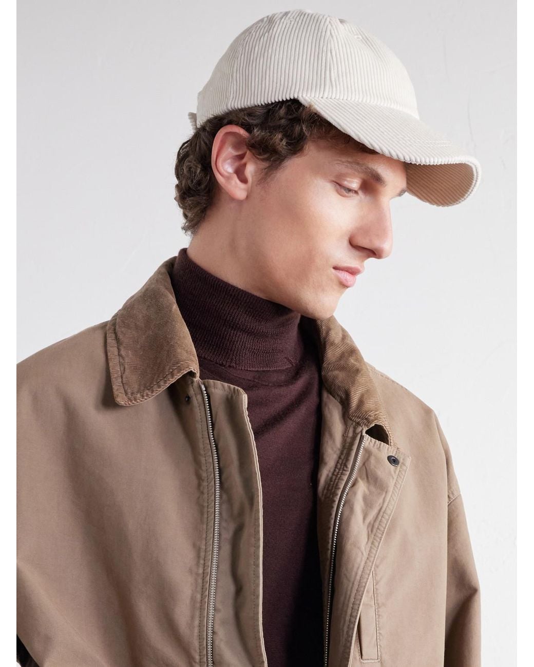 NN07 Natural Dad 50004 Organic Cotton-Corduroy Cap for men